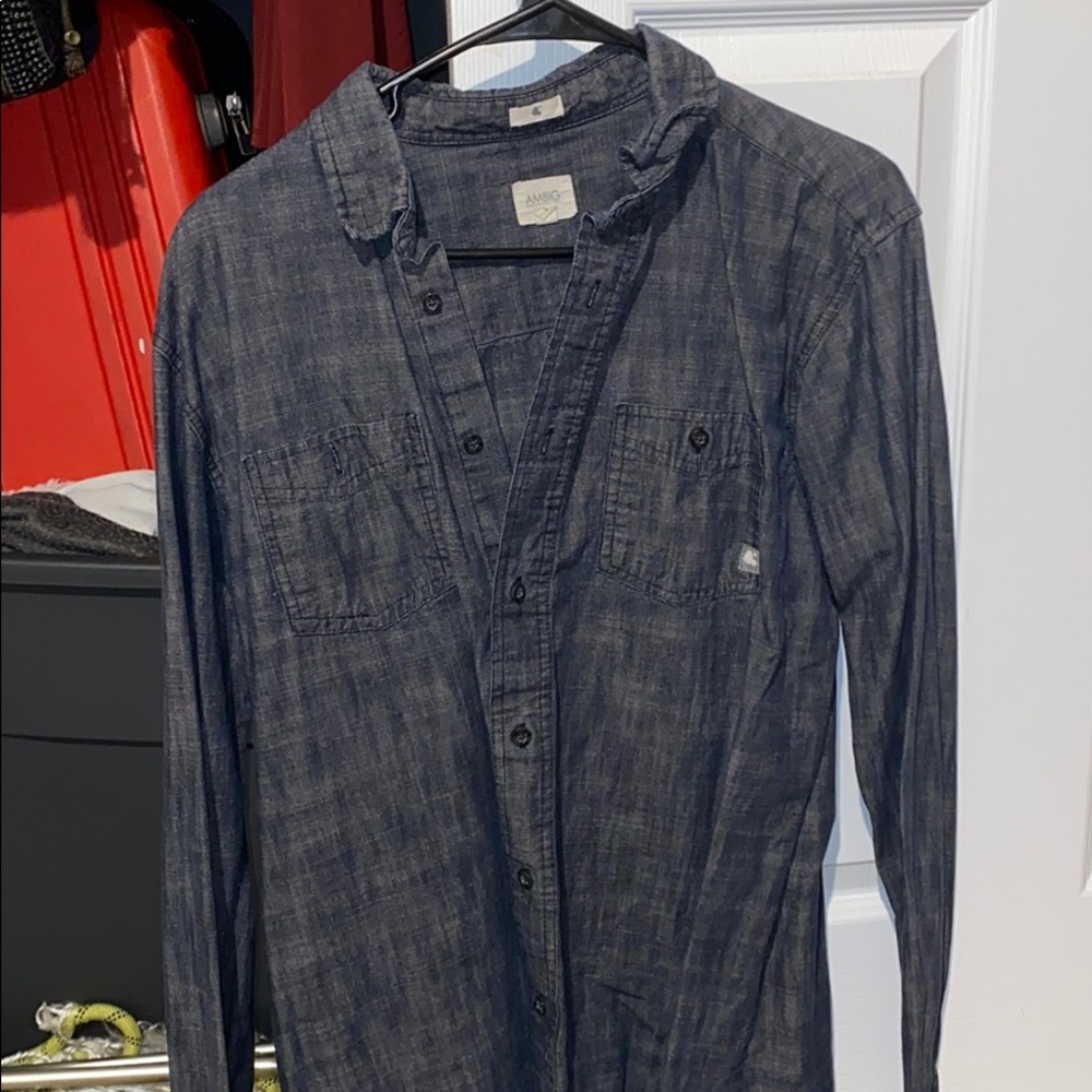 Casual demon button up shirt